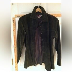 Women's Med Live A Little Suede
Leather Jacket